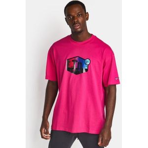Nike Tuned Heren T-shirts - Roze  - Katoen Jersey - Foot Locker