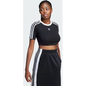 Adidas 3-stripes Baby Dames T-shirts - Zwart  - Katoen Jersey - Foot Locker