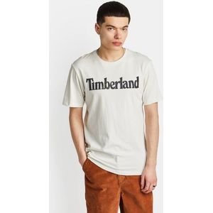 Timberland Camo Heren T-shirts - Wit  - Katoen Jersey - Foot Locker