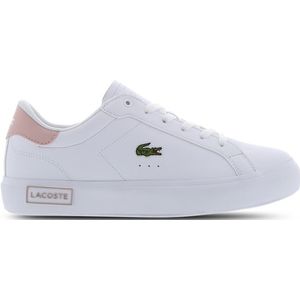 Lacoste Powercourt Unisex Schoenen - Wit - Maat: 35.5 - Leer - Foot Locker