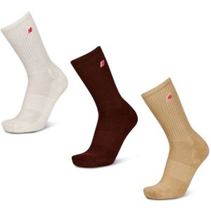 New Balance Crew 3 Pack Unisex Sokken - Groen - Maat: 39-42 - Katoen - Foot Locker