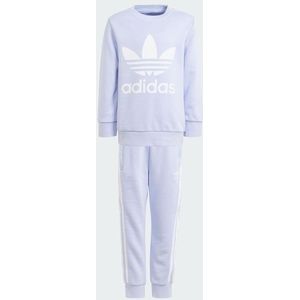 Adidas Adicolor Crew Set Unisex Trainingspakken - Paars  - Katoen Canvas - Foot Locker