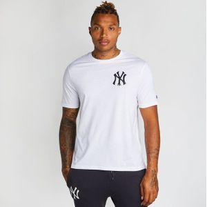 New Era Mlb New York Yankees Heren T-shirts - Wit  - Katoen Jersey - Foot Locker