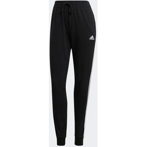 Adidas Essentials Single Jersey 3-stripes Joggers Dames Broeken - Zwart  - Katoen Jersey - Foot Locker