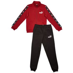 PUMA - Tape Sweat Suit FL B, trainingspak voor kinderen, Intense Red, 670114