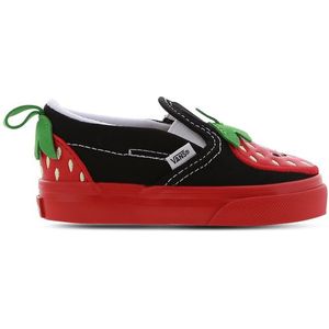 Vans Slip on Unisex Schoenen - Rood  - Textil, Leer - Foot Locker