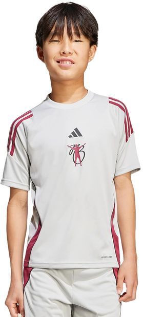 Adidas - Bellingham Tiro - T-shirt - Grijs - Poly Jersey