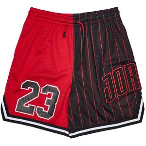 Jordan Play Off Game Unisex Korte Broeken - Rood - Maat: 128 - 137 CM - Poly Mesh - Foot Locker