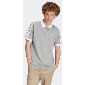 Adidas Adicolor Classics 3-stripes Heren Poloshirts - Grijs  - Katoen Jersey - Foot Locker