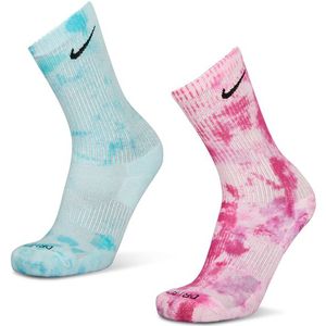 Nike Crew 2 Pack Unisex Sokken - Roze - Maat: 42 - 46 - Foot Locker