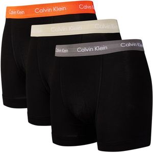 Calvin Klein Trunk 3 Pack Unisex Ondergoed - Rood  - Foot Locker