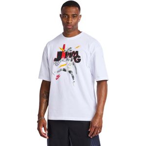Jordan Jam 85 - Heren T-shirt - Wit - Katoen Jersey