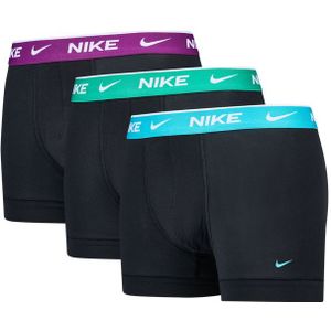 Nike Trunk 3 Pack Unisex Ondergoed - Zwart  - Foot Locker