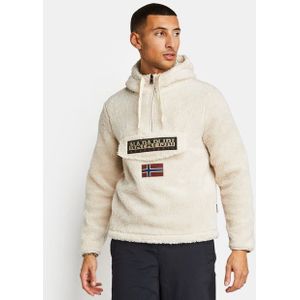 Napapijri Burgee Heren Sweatshirts - Wit  - Sherpa - Foot Locker