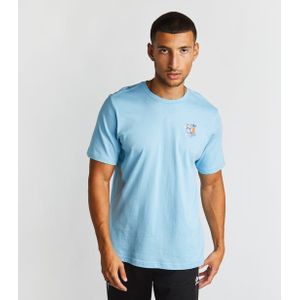 Adidas Aop Heren T-shirts - Blauw  - Foot Locker
