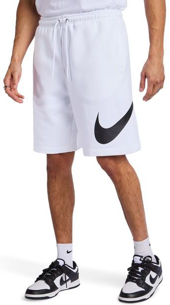 Nike Sportswear Broek 'CLUB'  zwart / wit