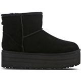 UGG Classic Dames Schoenen - Zwart  - Leer - Foot Locker