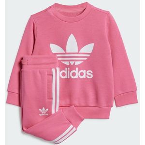 Adidas Crew Sweatshirt Set Unisex Sweatshirts - Roze  - Katoen Canvas - Foot Locker