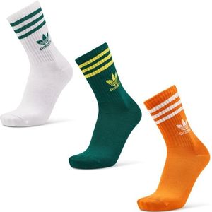 Adidas Solid Crew 3 Pack Unisex Sokken - Rood - Maat: 37-39 - Foot Locker