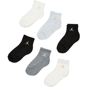 Jordan Kids Ankle 6 Pack Unisex Sokken - Grijs - Maat: 27 - 30 - Foot Locker