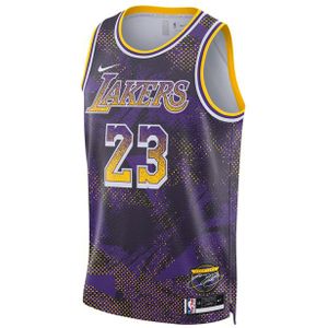 Nike NBA Heren Truien/Replica's - Paars - Maat: XL - Poly Mesh - Foot Locker