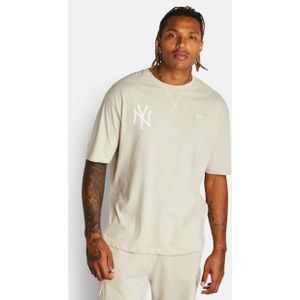 New Era Mlb New York Yankees Heren T-shirts - Beige  - Foot Locker