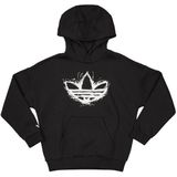 Adidas Graphics Hoodies Kinder - Zwart - Maat 147 - 152 CM - Katoen Fleece