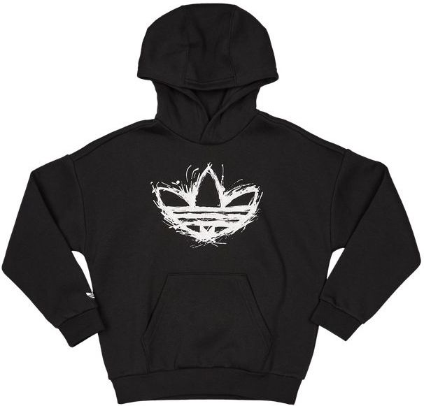 Adidas Graphics Hoodies Kinder - Zwart - Maat 147 - 152 CM - Katoen Fleece