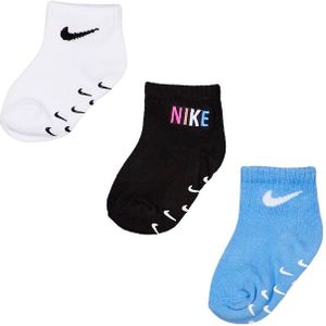 Nike Kids Ankle No Slip 3 Pack Unisex Sokken - Wit - Maat: 6-  12 MONTHS - Foot Locker