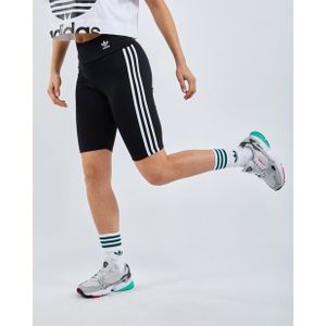 Adidas 3 Stripes Dames Korte Broeken - Zwart  - Foot Locker