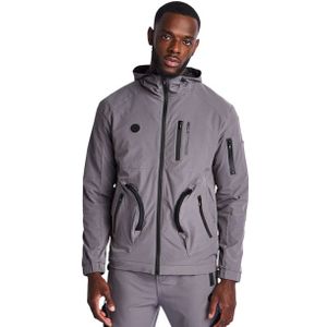 Project X Paris Tech Future Heren Hoodies - Grijs - Maat: S - Poly Woven - Foot Locker