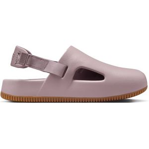 Nike Calm Dames Slippers en Sandalen - Grijs - Maat: 35.5 - Mesh/Synthetisch - Foot Locker