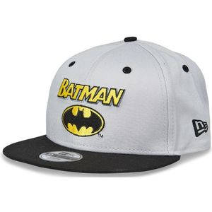 New Era Kids 9fifty Batman Flat Visor Snap Back Unisex Petten - Grijs  - Katoen - Foot Locker