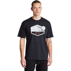Nike - Tuned T-shirts - Zwart - Heren - Katoen Jersey