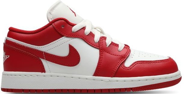 Nike - Air Jordan 1 Low - Sneakers - Zwart - Leer