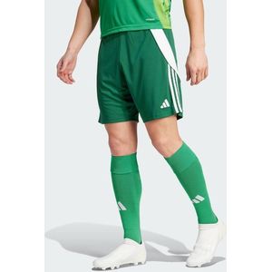 Adidas Tiro 24 Heren Korte Broeken - Groen  - Katoen Canvas - Foot Locker