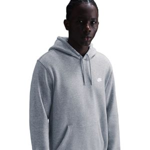 Nike - Sportswear Club Fleece - Hoodie - Grijs - Katoen/Polyester