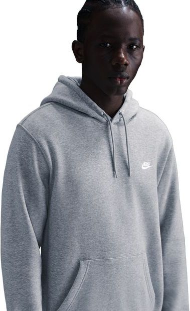Nike - Sportswear Club Fleece - Hoodie - Grijs - Katoen/Polyester