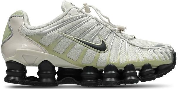 Nike - Shox TL - Damesschoenen - Grijs - Mesh Bovenwerk