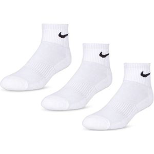 Nike Everyday Cushioned Ankle 3 Pack Unisex Sokken - Wit  - Foot Locker