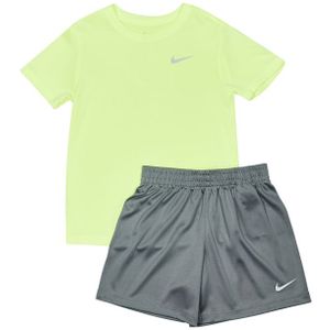 Nike Dri-fit Unisex Trainingspakken - Grijs - Maat: 92 - 98 CM - Poly Jersey - Foot Locker