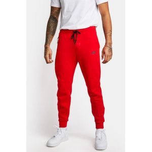 Nike Tech Fleece Heren Broeken - Rood  - Foot Locker