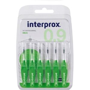Interprox premium ragers micro groen 2,4 mm - 6st
