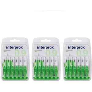 Interprox premium ragers micro groen 2,4 mm - Voordeel 3 x 6st