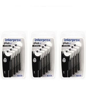 Interprox Plus ragers XX maxi zwart 6-11 mm - Voordeel 3 x 4st