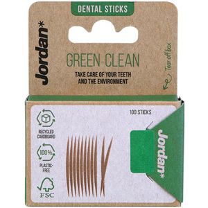 Jordan Dental Sticks Green Clean - 100st