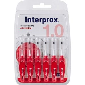 Interprox premium ragers mini conical rood 2-4 mm - 6st