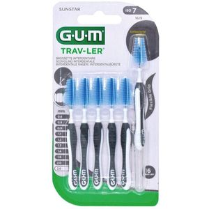 GUM Trav-ler ragers 2,6 mm zwart - 6st