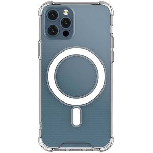 Stevig transparant iPhone 12 Pro / 12 hoesje met magnetische werking