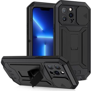 Stofdicht metalen hoes iPhone 13 Pro - Zwart